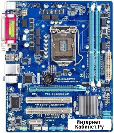 GA-H61M-S2PV + I3-2100 (3.1 GHz) Таганрог - изображение 1