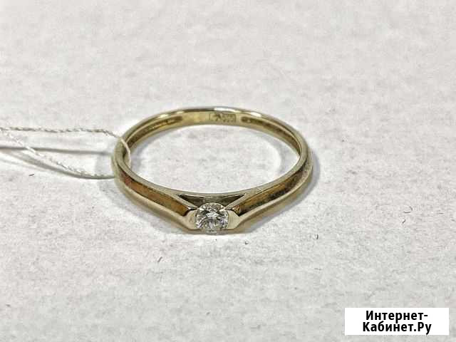 Кольцо Золото 585(р18) алмаз Воронеж - изображение 1