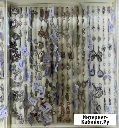 Серьги кольца серебро 925 проба Тольятти - изображение 1