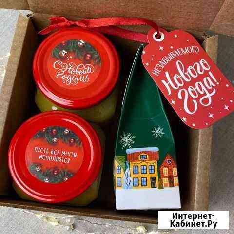 Новогодний подарок с медом маршмеллоу Казань