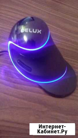 Вертикальная мышь Delux M618 Plus Ставрополь - изображение 1