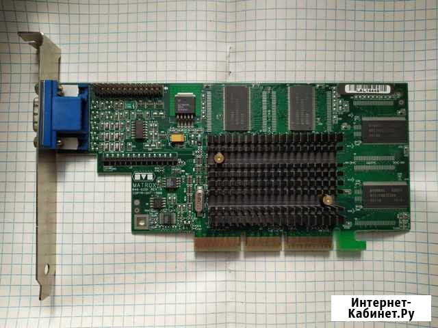 Видеокарта Matrox g400 32 мб AGP2 Екатеринбург - изображение 1