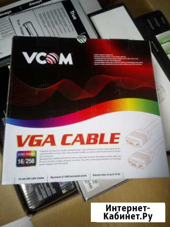 VGA cable vcom HD15m/m 20m Новоалтайск - изображение 1