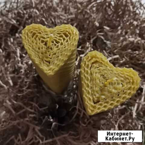 Свеча в форме сердца Сургут - изображение 1