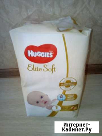 Подгузники Huggies Elite Soft 1, для детей 3-5кг Коломна - изображение 1