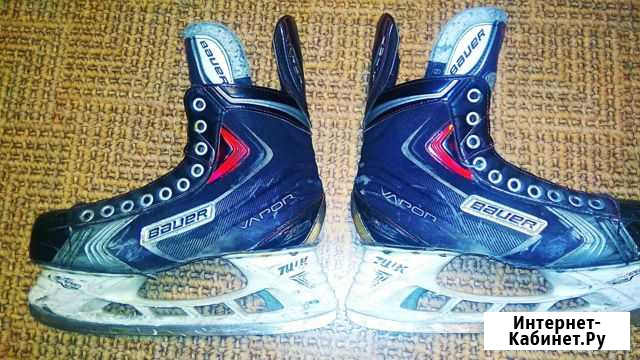 Хоккейные коньки bauer vapor x80 б/у 42 размер Архангельск - изображение 1