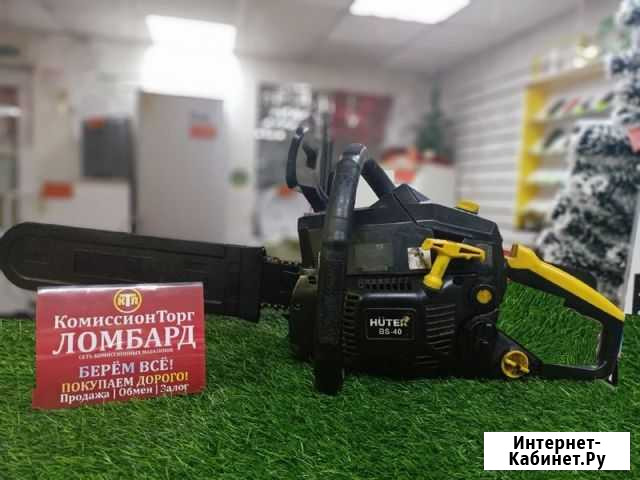 Бензиновая пила Huter BS-40 1500 Вт Анжеро-Судженск - изображение 1