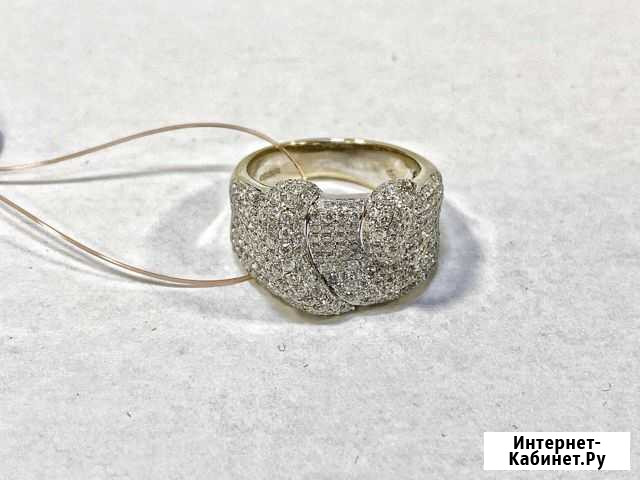 Кольцо Золото 750 (р18) алмаз Воронеж - изображение 1