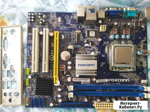 Материнская плата 775 Foxconn G41MD видеокар. Asus Сосенский - изображение 1