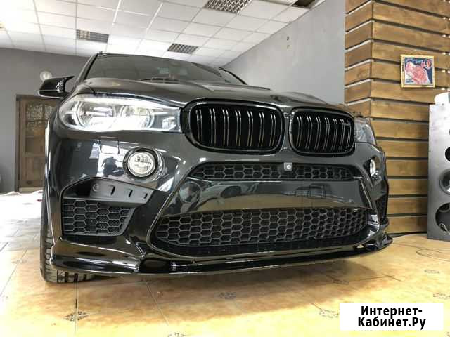 Губа на бампер King для BMW X5M Мытищи - изображение 1