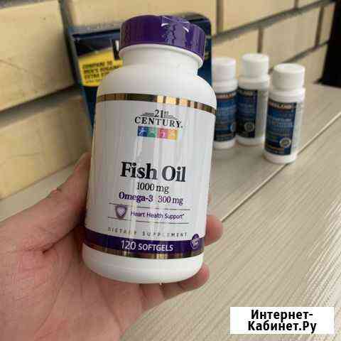 Рыбий жир (Fish Oil, 1000mg) Казань