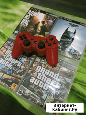Sony Playstation 3 (PS3) Dualshock, Gta 4, 5 Чистополь - изображение 1
