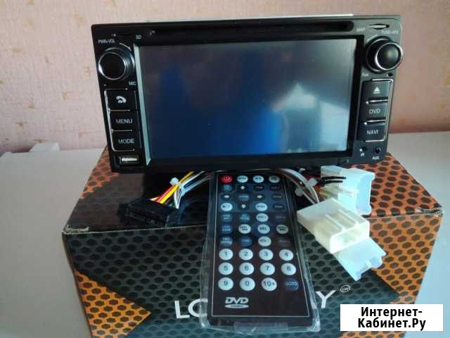 Двухдиновая автомагнитола TV,DVD,MP-3,FM, новая Бийск - изображение 1