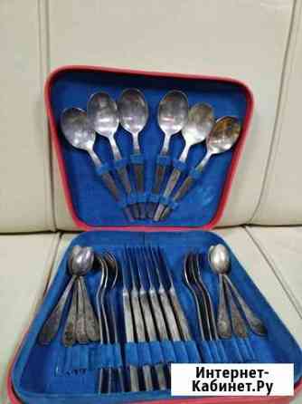 Набор столовых приборов мельхиор СССР Нижний Новгород