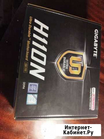 Материнская плата ga-h110n lga 1151 Рязань - изображение 1