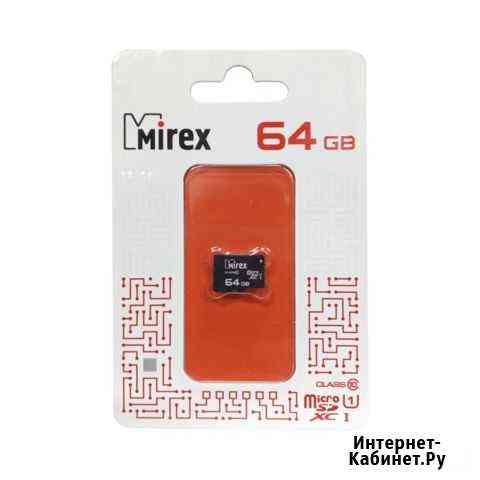 Карта памяти microsdxc 64 GB class10 Mirex 13612-M Пермь