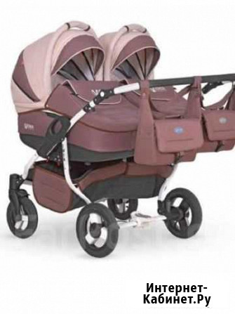 Коляска для двойни 2 в 1 verdi duo twin Хабаровск - изображение 1