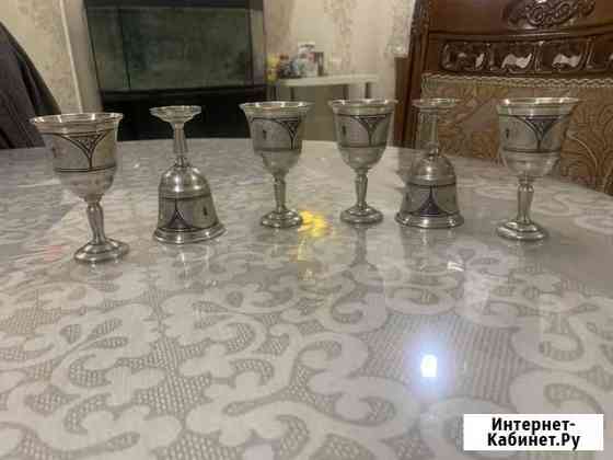 Рюмки 6 шт серебро Пятигорск