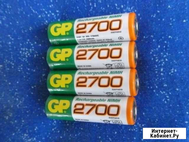 Аккумуляторные батареи GP 2700mAh Нижний Новгород - изображение 1