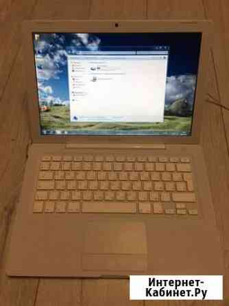 Белоснежный MacBook Win7/SSD/новая батарея Оренбург