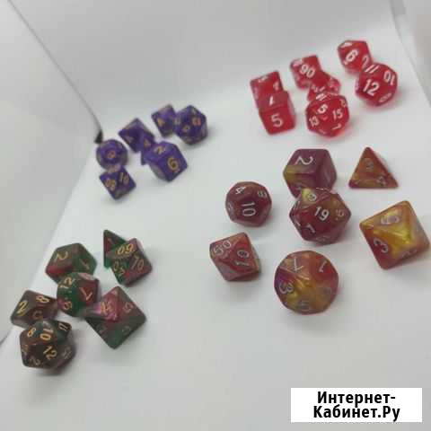 Набор дайсов для D&D. Кубики игральные Санкт-Петербург - изображение 1