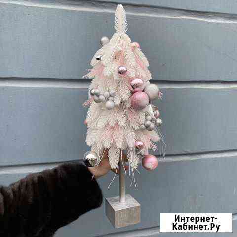 Ель искуственная литая новая 70см заснеженная бела Воронеж