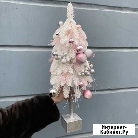 Ель искуственная литая новая 70см заснеженная бела Воронеж - изображение 1