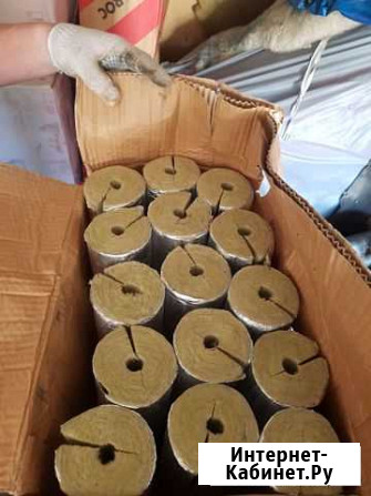 Теплоизоляция каменная вата цилиндры 1м Хабаровск - изображение 1