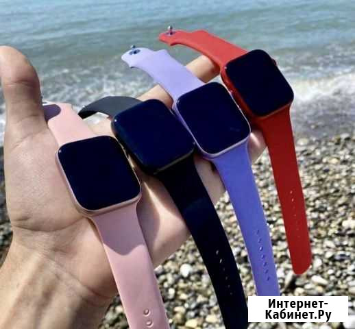 Смарт часы watch 7 “светлое-серебро Ейск - изображение 1