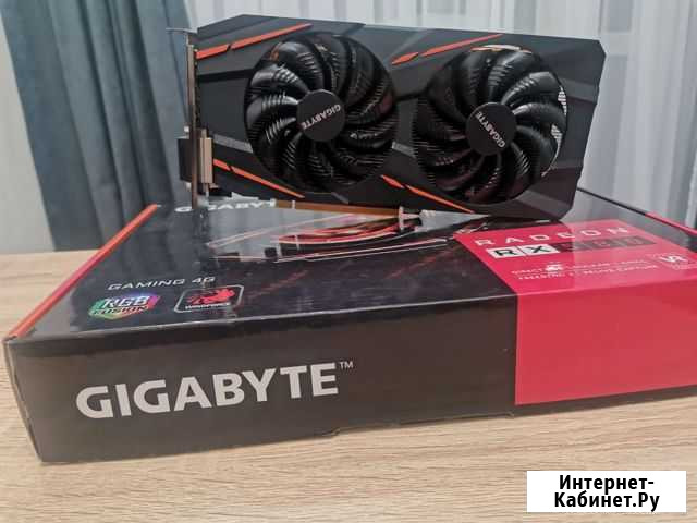 Gigabyte RX 580 4 gb отличное состояние Омск - изображение 1
