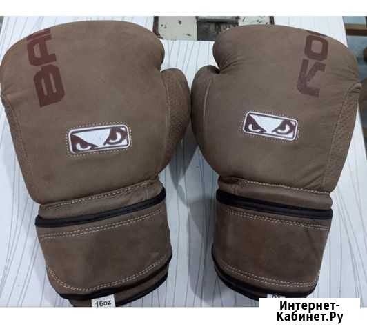 Боксерские перчатки BAD BOY brown 12, 14OZ Петропавловск-Камчатский - изображение 1