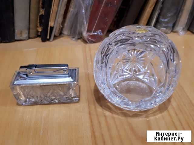 Хрустальные зажигалки и пепельница Ессентуки - изображение 1