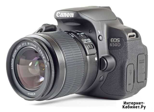Зеркальный фотоаппарат canon 650d Курск - изображение 1
