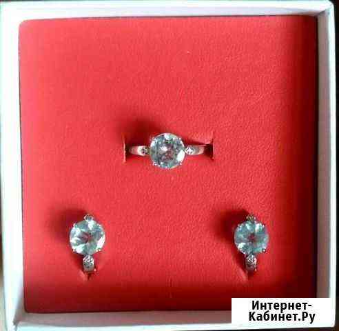 Голубой топаз гарнитур Саратов