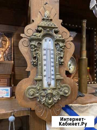 Антикварный кабинетный термометр, 19 век Астрахань - изображение 1