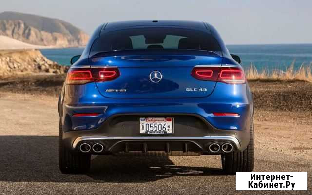 Диффузор и насадки 43 AMG Mercedes GLC Coupe C253 Москва - изображение 1