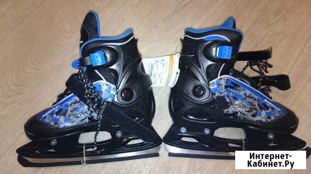 Коньки детские раздвижные, новые, р. 34-37 Таганрог - изображение 1