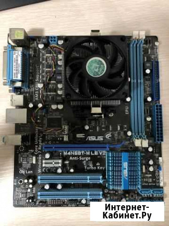 Материнская плата asus m4n68t-m le v2 с процессоро Черкесск - изображение 1