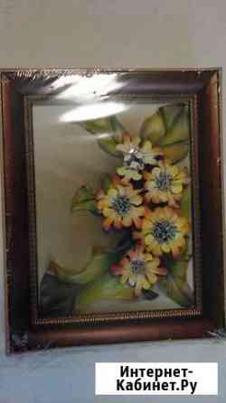 Картина из кожи 40 х 50 см Калининград