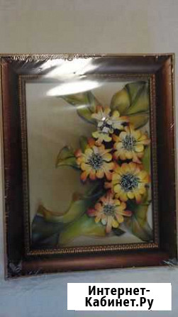 Картина из кожи 40 х 50 см Калининград - изображение 1