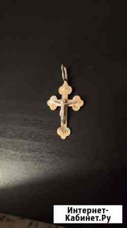 Золотой крестик 585 проба Новосибирск