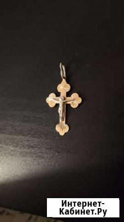 Золотой крестик 585 проба Новосибирск - изображение 1