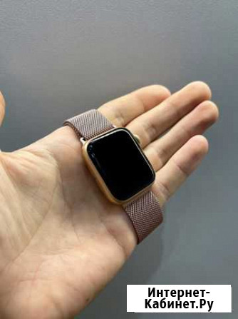 Apple Watch 6 (40mm) Gold На гарантии до 23.09.22 Саранск - изображение 1