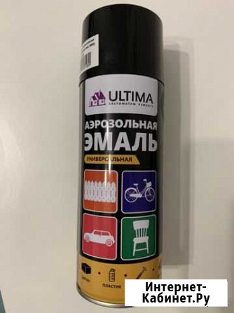 Краска-спрей аэрозоль черная Мурино - изображение 1