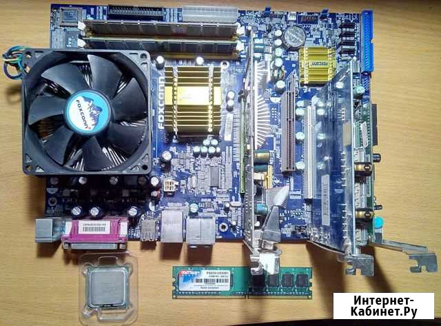 Сборка foxconn 915A05-PL-8LS, Pentium 4, 1 гб Грязи - изображение 1