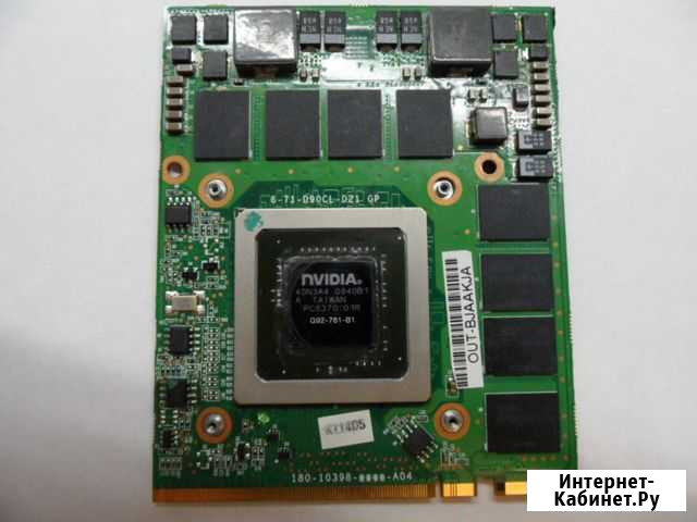 Видеокарта для ноутбука nvidia GTX280M MXM ll Тамбов - изображение 1