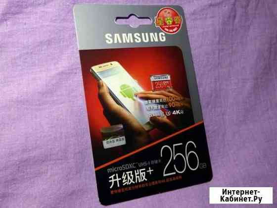 Samsung EVO Plus 256Gb microSD UHS-I, новая Йошкар-Ола