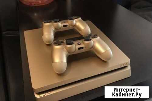 Игровая приставка ps4 slim gold Пермь - изображение 1