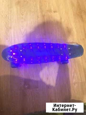 Скейтборд Transparent 22 light (с LED подсветкой) Санкт-Петербург - изображение 1