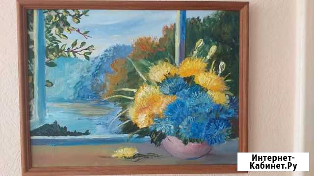 Картина маслом на холсте цветы Хабаровск - изображение 1
